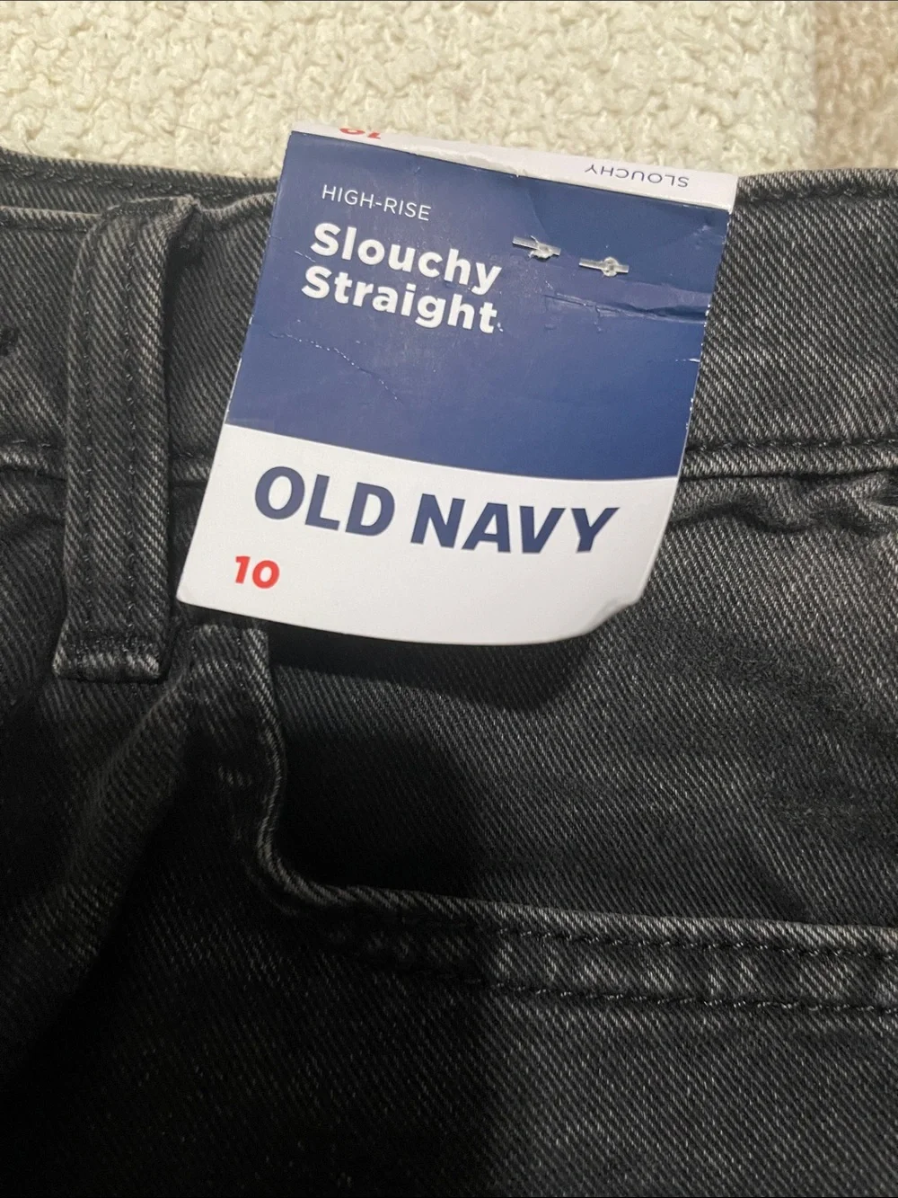 NWT- Old Navy - girl’s 10. Slouchy Straight